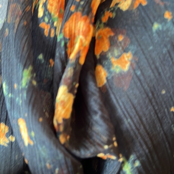 Zara Floral Ruffled Racer Back Maxi Dress - Picture 9 of 9